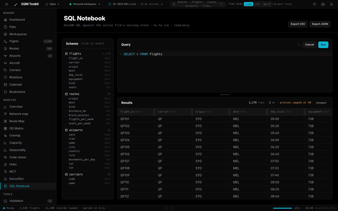 SQL Notebook